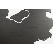 Houten Landkaart Nederland  Muurdecoratie