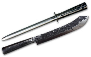 Forged Brute Slagersmes & Aanzetstaal Set