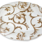Ovalen Schaal 41cm Bisanzio-IVV Gouden decoratie | Kadeloo