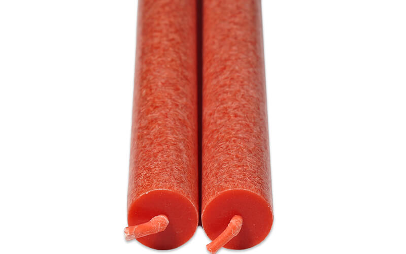 Kaarsen Koraalrood  35cm 2 Stuks Rondo