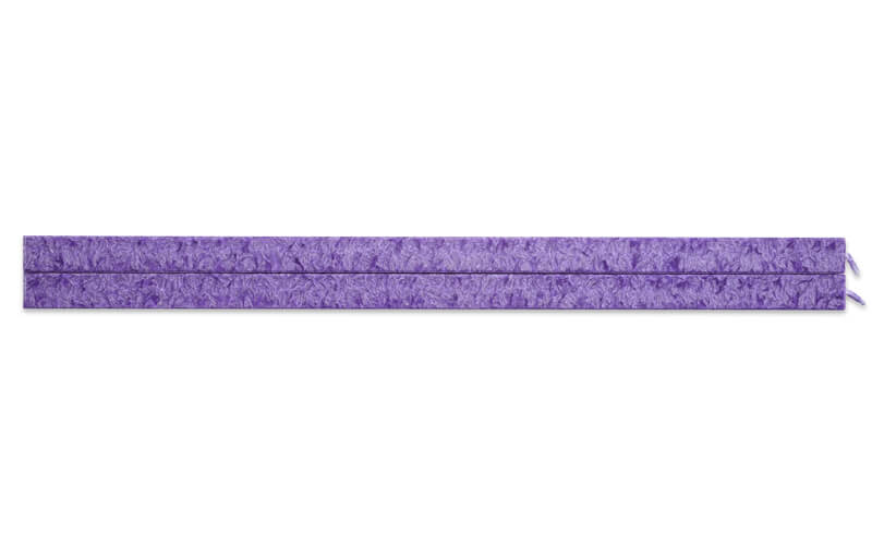 Vierkante Kaarsen Violet 2 Stuks Amabiente