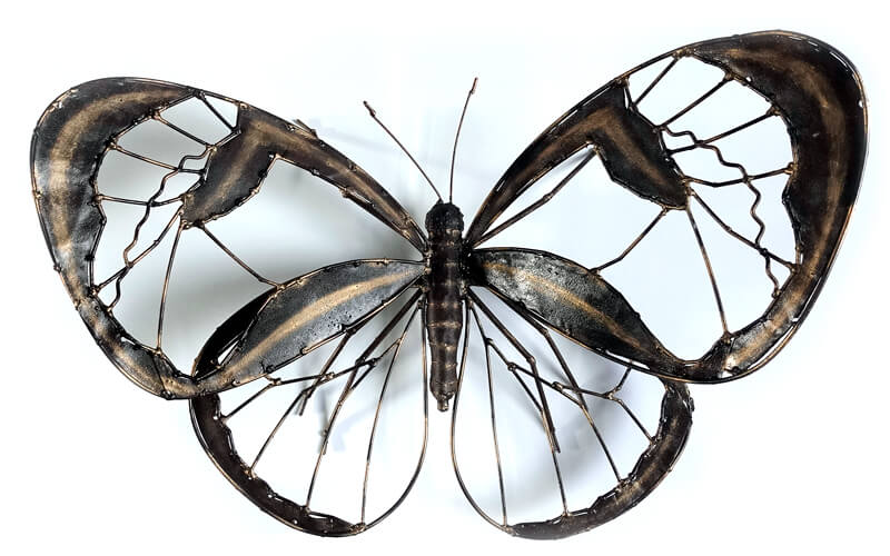Vlinder metalen 3D Tuindecoratie
