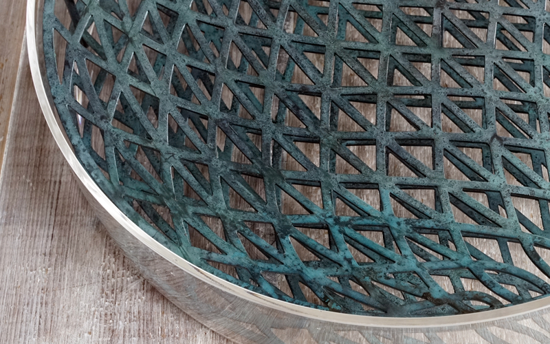 Luxe Bloemenvaas ÄNG blue-green Klong