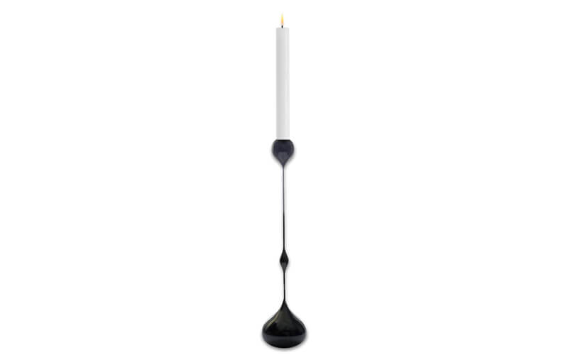 Kandelaar Zwart Tender 35 cm Low Klong