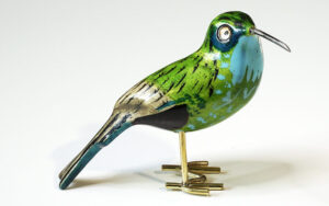 Houten vogel Miniatuur Kolibrie