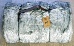 Plaid Cocooning Wolf Gris