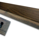 Magnetisch Messenrek Walnoot 50cm | Kadeloo