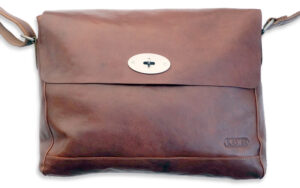 Leren Schoudertas Kaszer Cognac