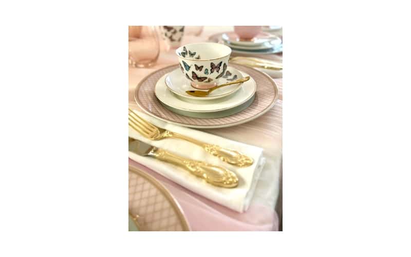 Kop & Schotel Papillon 24k Goud Christina Re