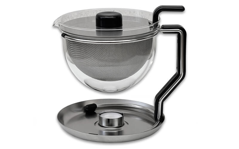 Theepot met geïntegreerde brander Mono