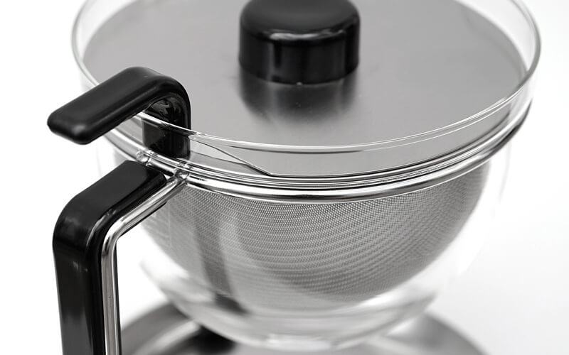 Theepot met geïntegreerde brander Mono