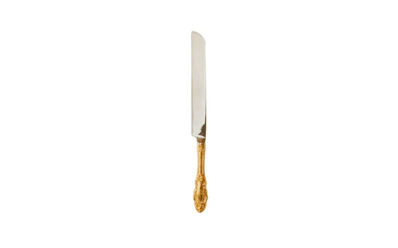 Taartmes Vintage 24 Kr Goud Verguld Christina Re