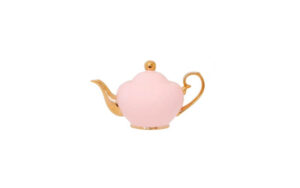 Theepot Blush 2 kops 24kr. Goud Christina Re