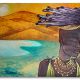 Schilderij Afrikaanse vrouw