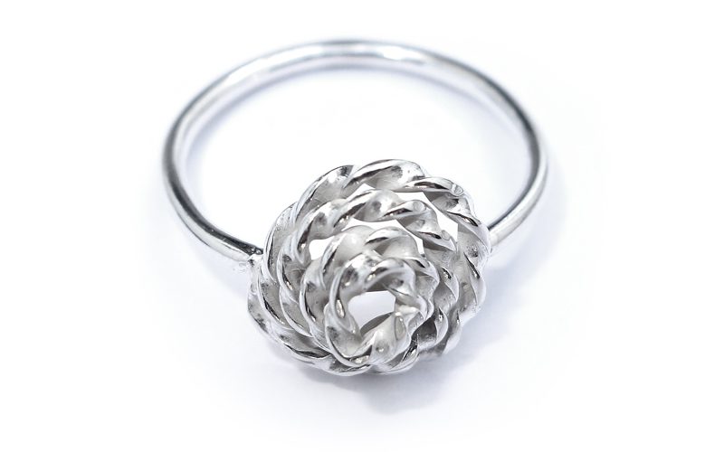 Zilveren ring Rosa