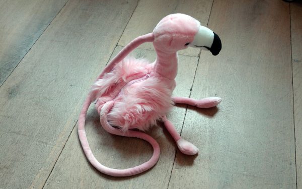 Roze Flamingo Schoudertas Wild & Soft