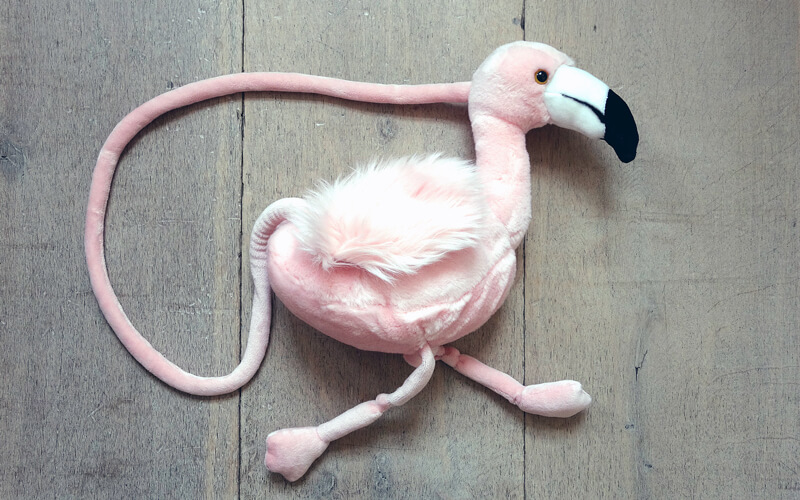 Flamingo Schoudertasje Wild&Soft