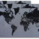 Pinworld Wereldkaart op Vilt 'City'