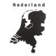 Houten Landkaart Nederland Muurdecoratiet muurdecoratie
