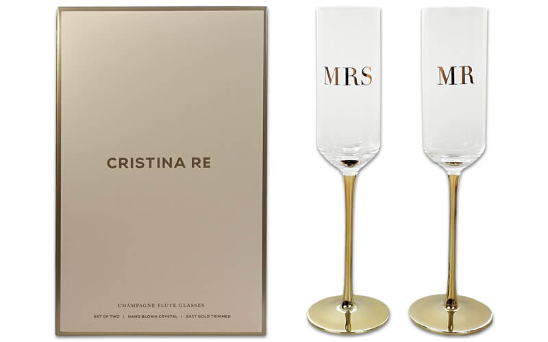 Champagne flute MRS-MR Christina-Re